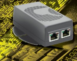 Power over Ethernet PoE Active Injector 48V
